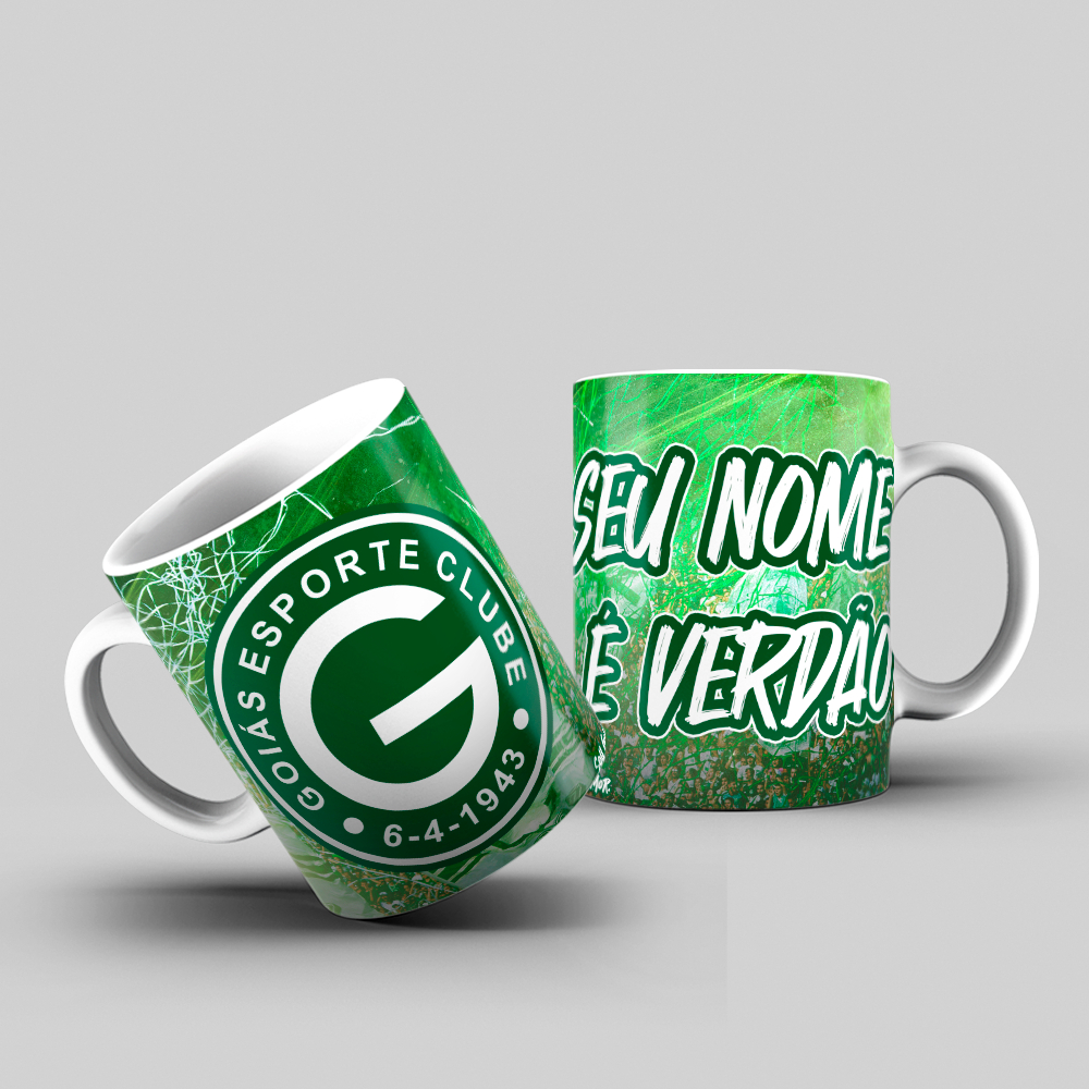 Caneca do Goiás Personalizada Com Seu Nome - Produtos do Goiás/GO