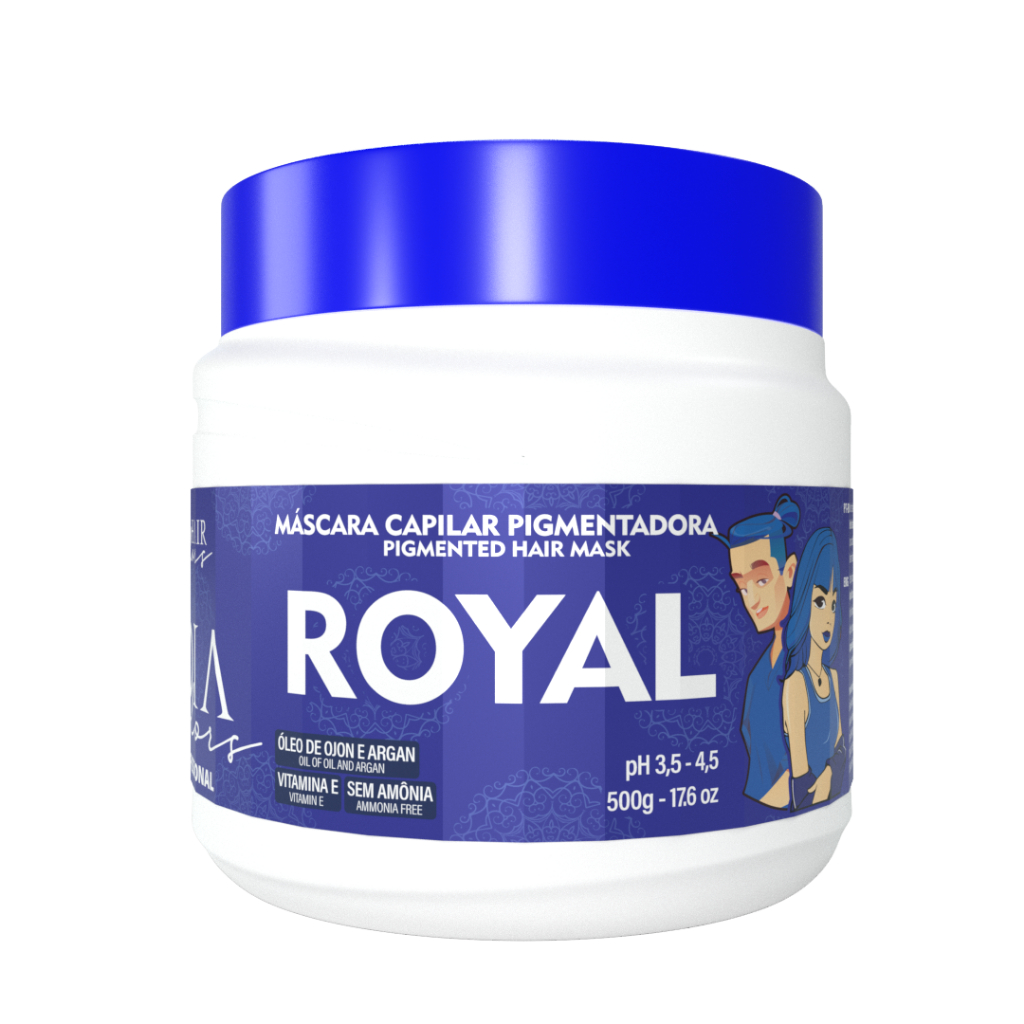 Mascara Pigmentadora Power Azul Royal Tróia Collors 500G - Tróia Hair