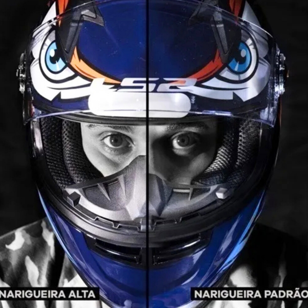 Narigueira Universal Fechado Alta Ls2 Norisk Fw3 em Oferta na Shopee