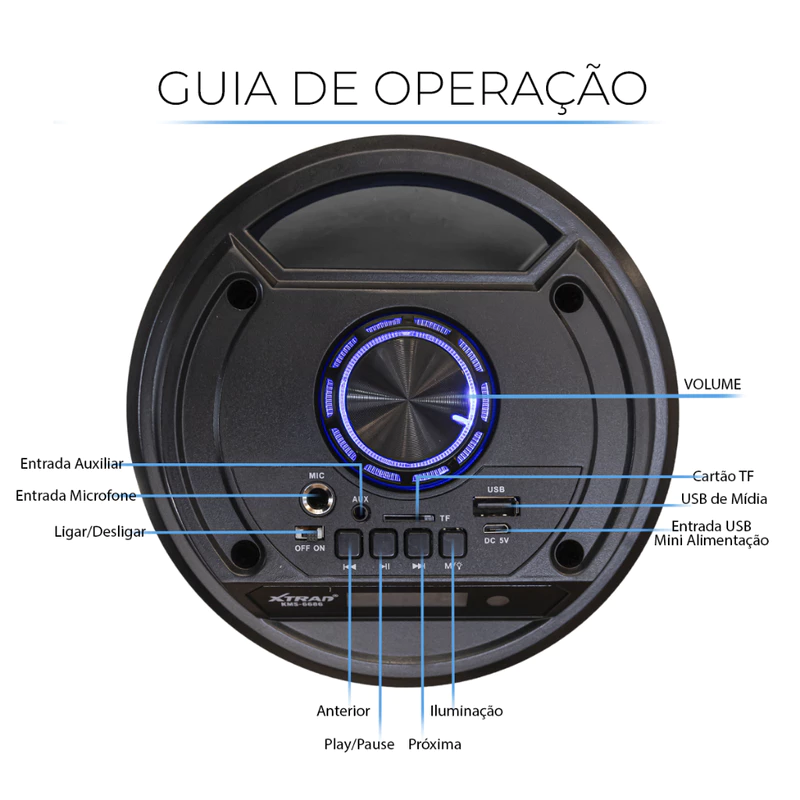 Caixa de Som Bluetooth Portátil — foto 5