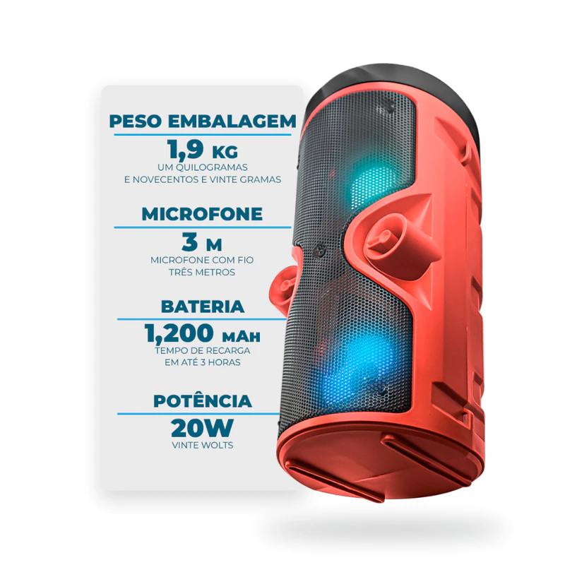 Caixa de Som Bluetooth Portátil — foto 9