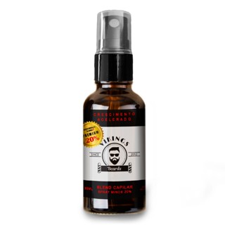 Spray Crescimento Turbo Premium 20% - Barba Cabelo e Sobrancelhas 30ml