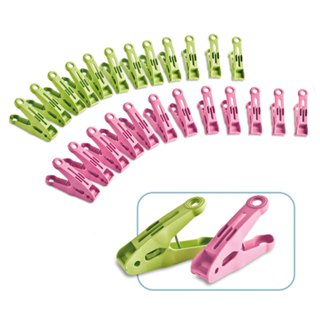 Kit 60 Prendedores de Roupas Coloridos Pregadores de Plástico Grampos de Varal em Oferta na Shopee