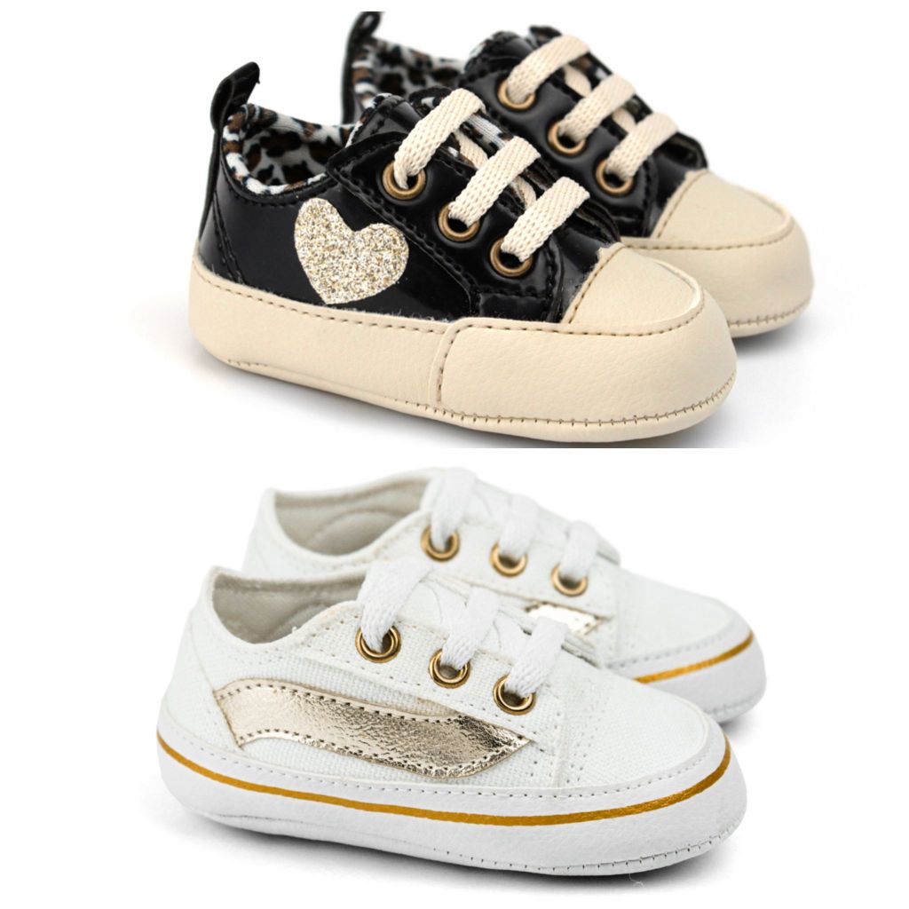 tenis bebe menina cano baixo kit 2 pares em Oferta na Shopee