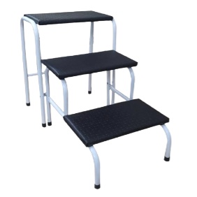 Banqueta Escada 3 Degraus Super Resistente Suporta 110 kg Pintura Epoxi em Oferta na Shopee