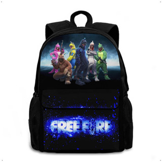 Mochila Free Fire Jogo Celular Bolsa Escolar Ajustável Conforto Material Nylon Top Para Viajar
