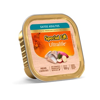 Racao Special Cat Pate Gatos Adultos Peixe 100g em Oferta na Shopee