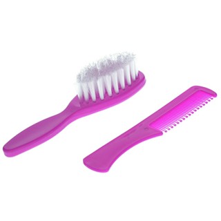 Conjunto Pente e Escova Para Bebê Cabelo Promoção Menina