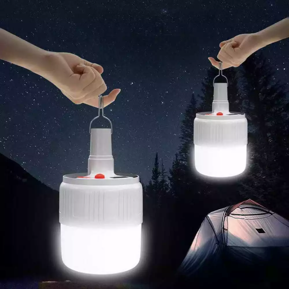 Lâmpada LED Luminária Recarregavel Branca