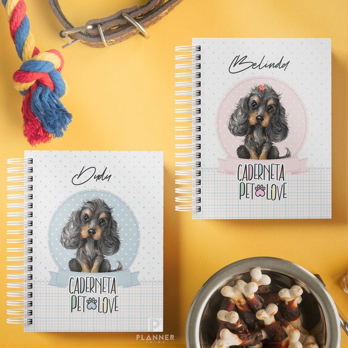 Caderneta/Diário Pet de Vacinação - Capa com varias Raças ou foto do seu Pet em Oferta na Shopee