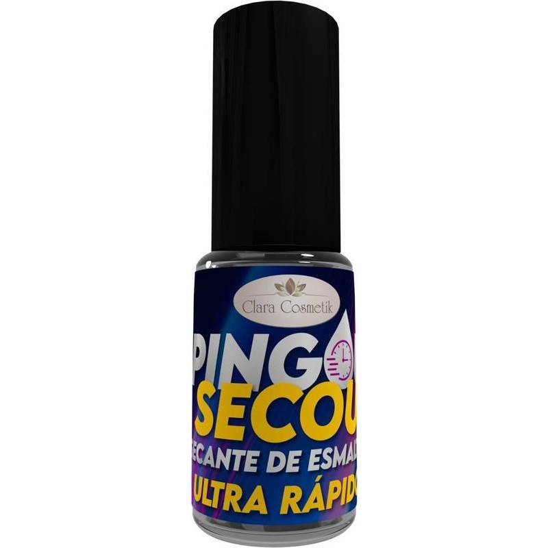 Esmalte Secante para Unhas Pingou Secou Ultra Rápido Clara Cosmetik 9ml em Oferta na Shopee