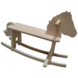 Cavalo Balanço Madeira Montessori Brinquedo Infantil