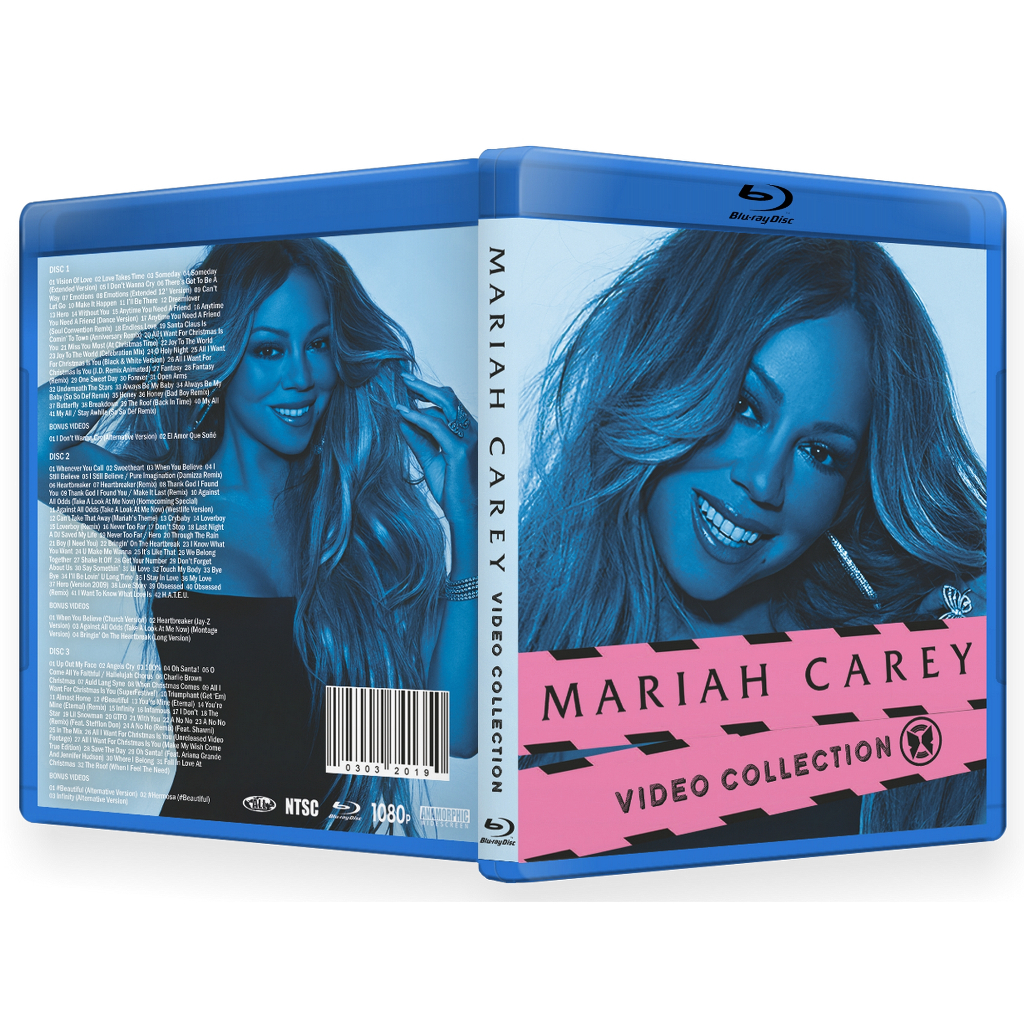 BLU-RAY MARIAH CAREY - VIDEO COLLECTION (fan made)