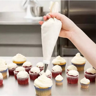 Kit Confeiteiro 20 Sacos Decorador De Bolo E 6 Bicos Inox Decoração Bolo Confeiteiro Cozinha