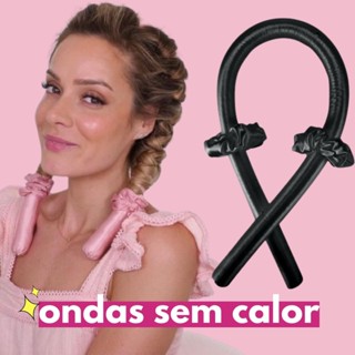 Modelador Curvador de Cabelo Cachos, de Cetim Antifrizz - Heatless Curls