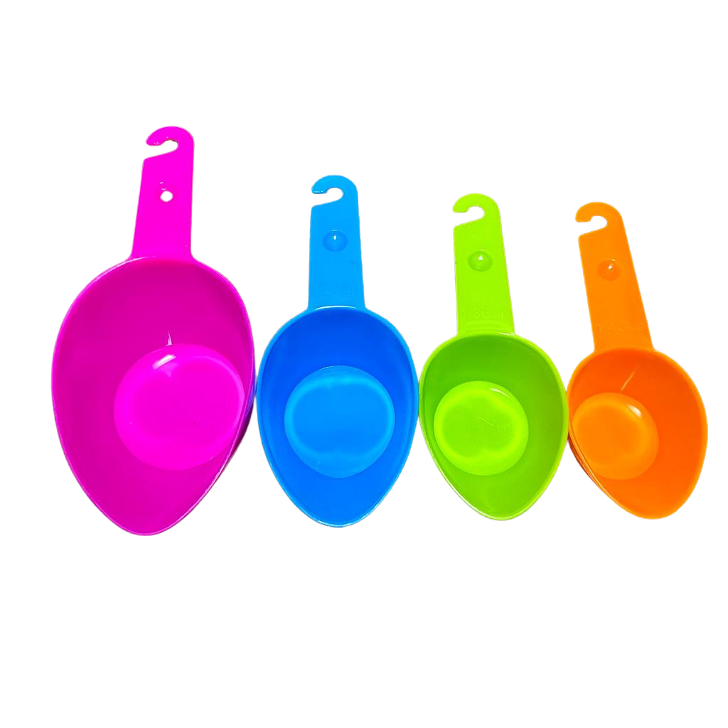 Kit de Pás Medidoras Para Cozinha de Plástico Coloridas Cozinha Casa Utilidade Medida Medidor
