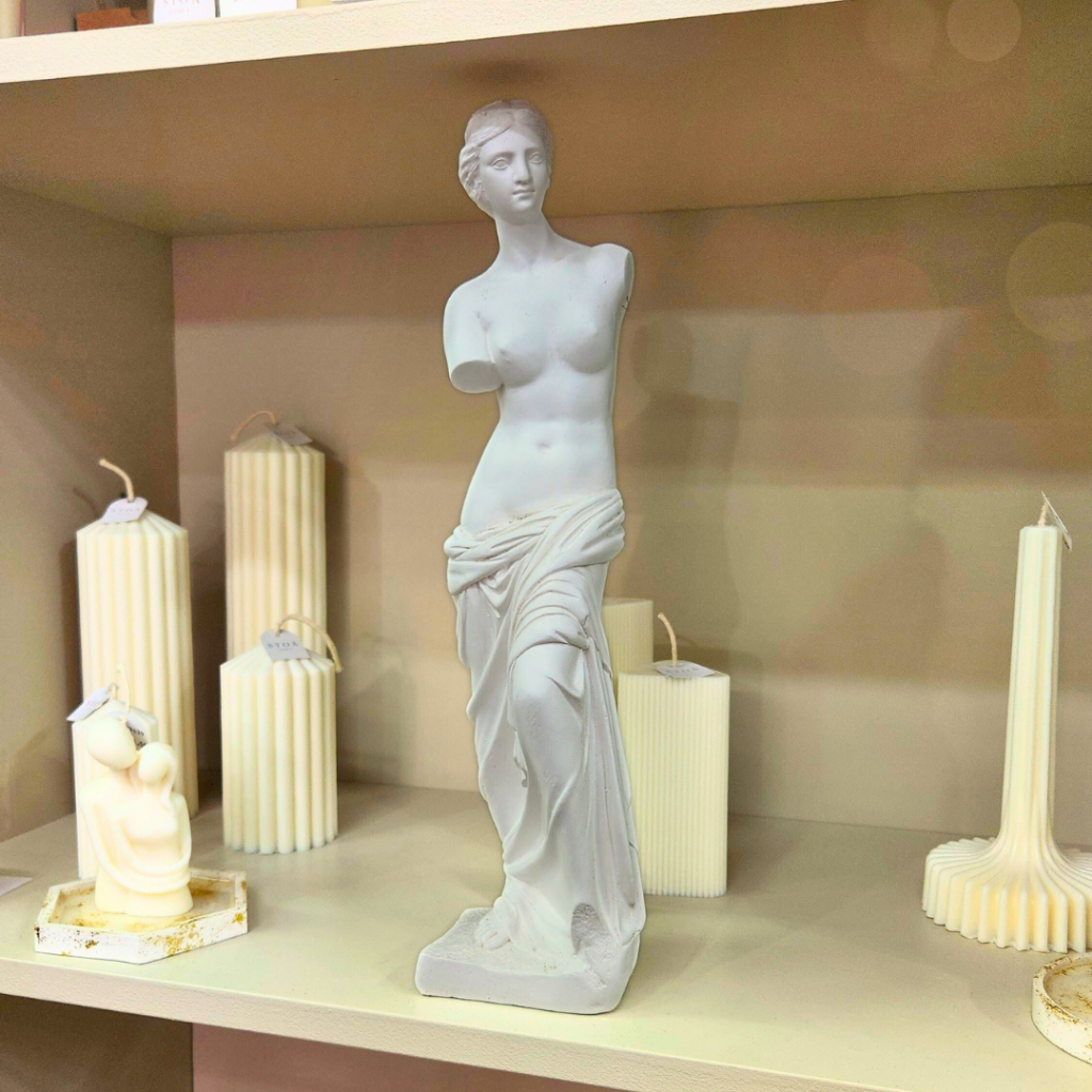 Estátua Grega Mulher Romana Deusa Vênus De Millo 42cm | Escultura Decorativa De Gesso Cru em Oferta na Shopee