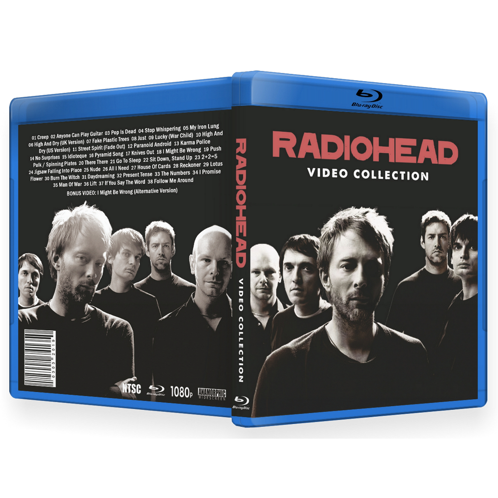 BLU-RAY RADIOHEAD - VIDEO COLLECTION (fan made)