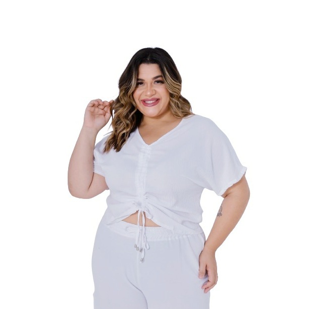 Cropped Verão Com Decote 03