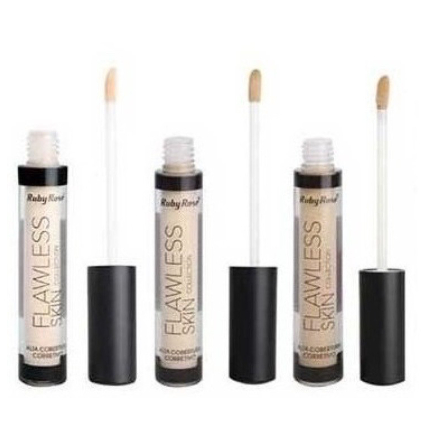 CORRETIVO LÍQUIDO NAKED FLAWLESS  RUBY ROSE ORIGINAL NUDE OU BEGE - OPÇÃO DE KIT COM 2 UNIDADES em Oferta na Shopee