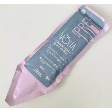 Spray Preparador Antisséptico Higienizante Unha Prep Nail Volia Sache 350ml em Oferta na Shopee