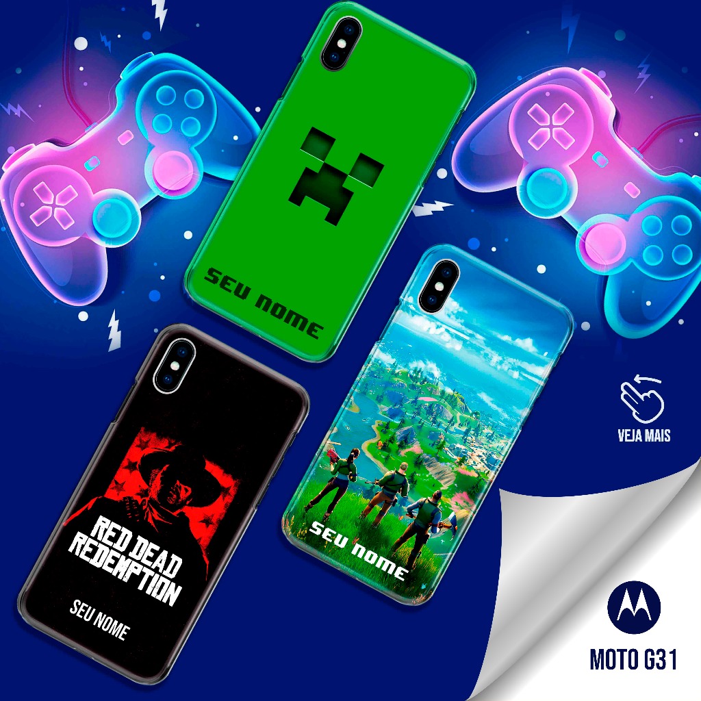 Capa Capinha  - Moto G31 - Games em Oferta na Shopee