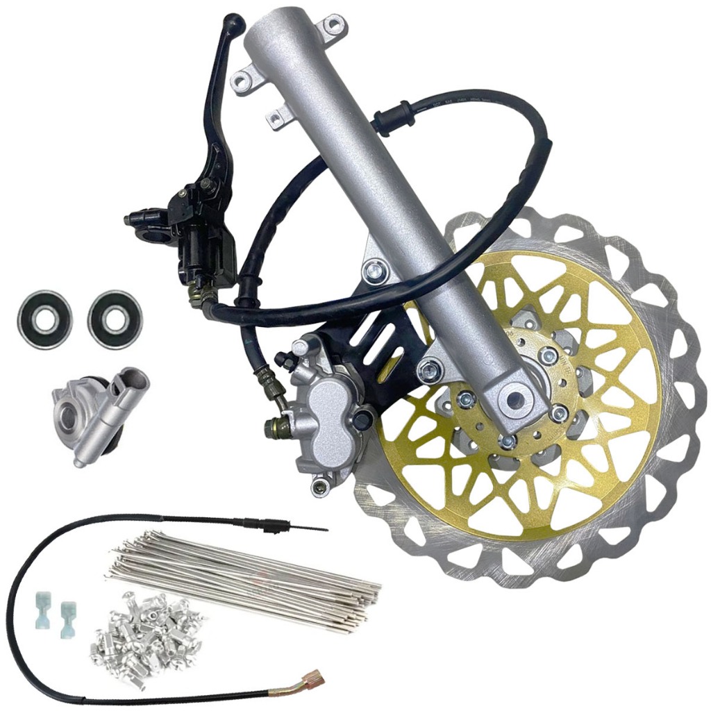 Kit Sistema Freio Disco Discão Dourado 290mm Cg Titan Fan 150 Mix 2009 A 2013 Stilo