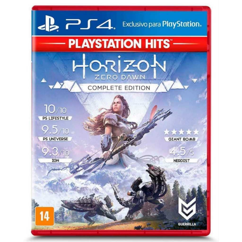 Horizon Zero Dawn Complete Edition - PS4 HITS Mídia Física