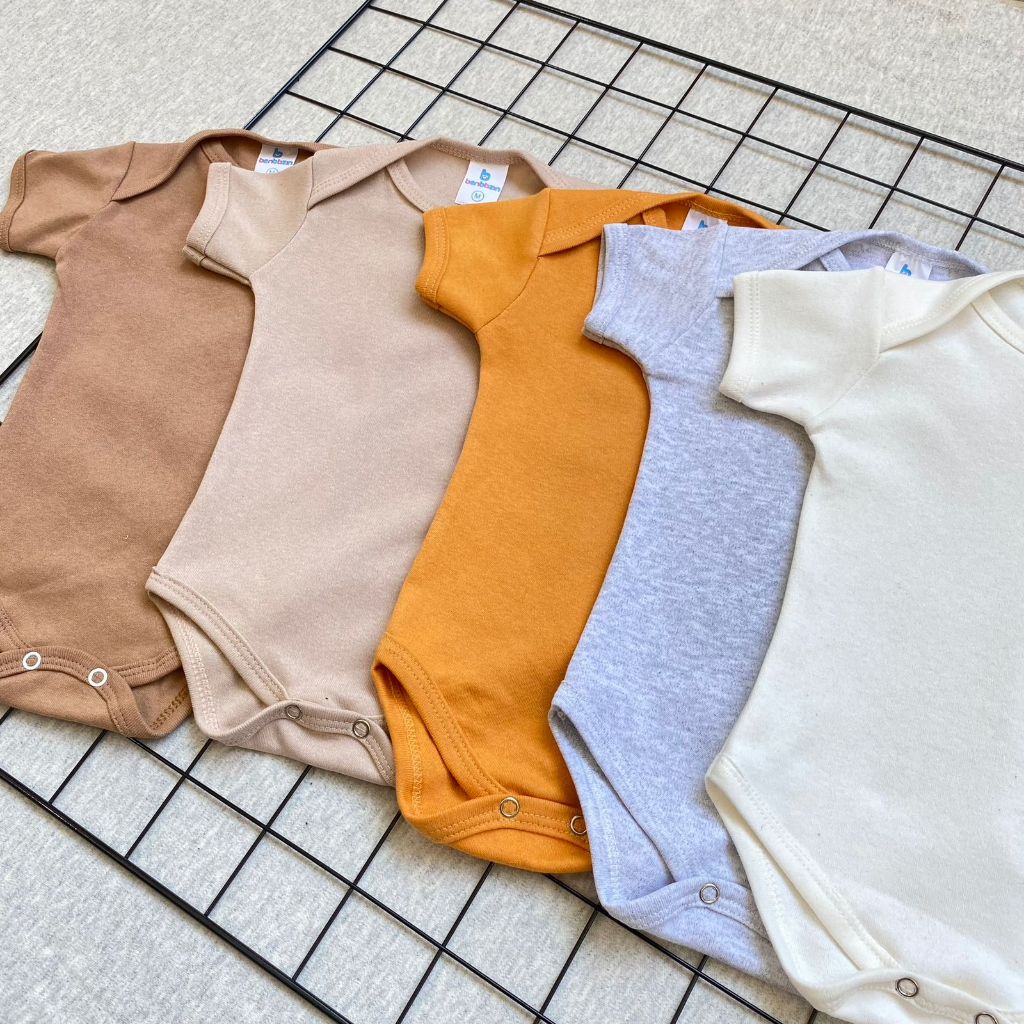 Body de Bebê Liso em suedine 100% Algodão. em Oferta na Shopee