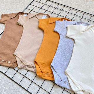 Body de Bebê Liso em suedine 100% Algodão.