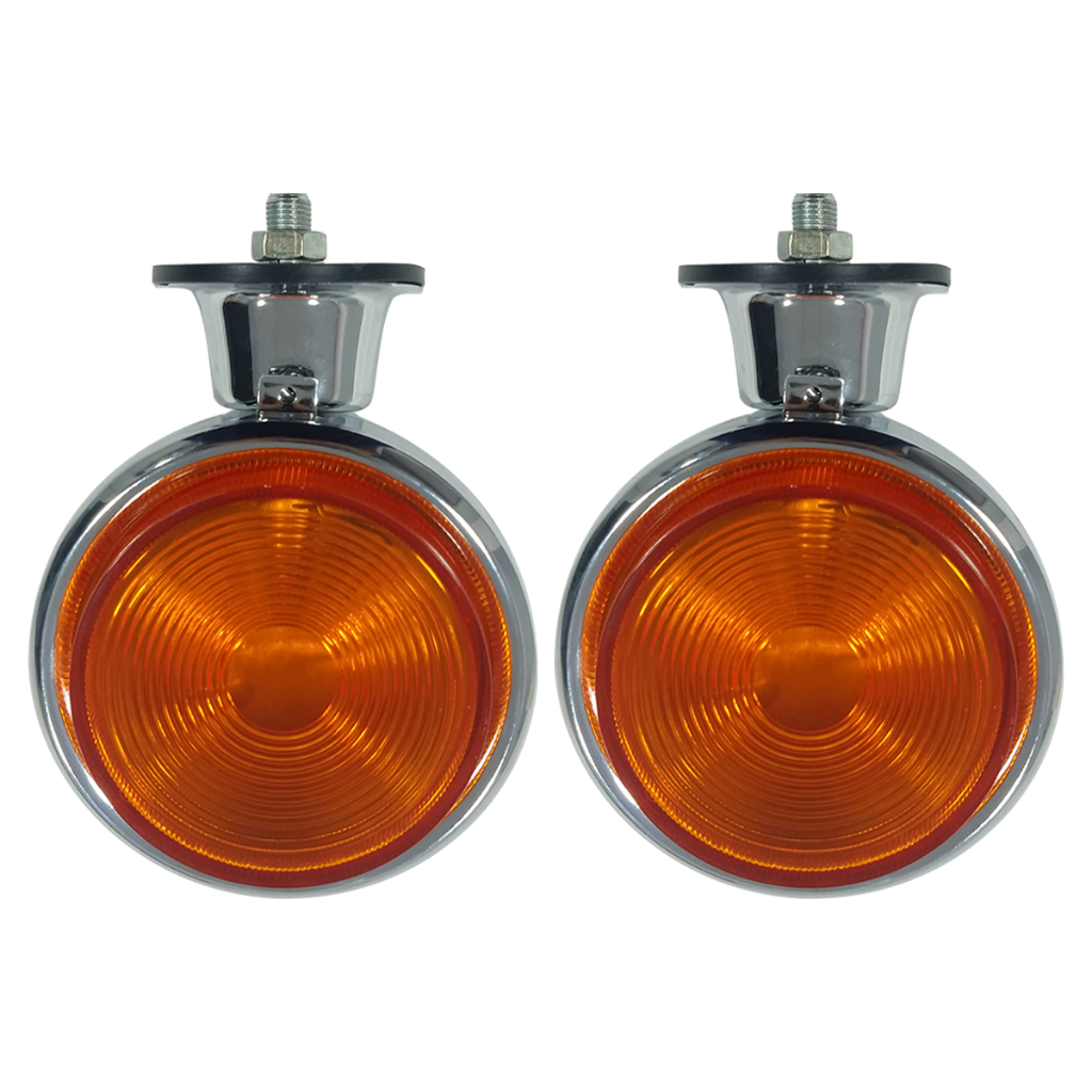 Kit Lanterna Cromada Foguinho Maria Bojuda Carcaça Ferro Para Caminhão Âmbar em Oferta na Shopee