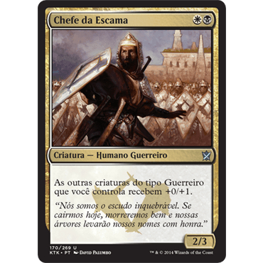 Chefe da Escama (Humano / Guerreiro) - Magic The Gathering