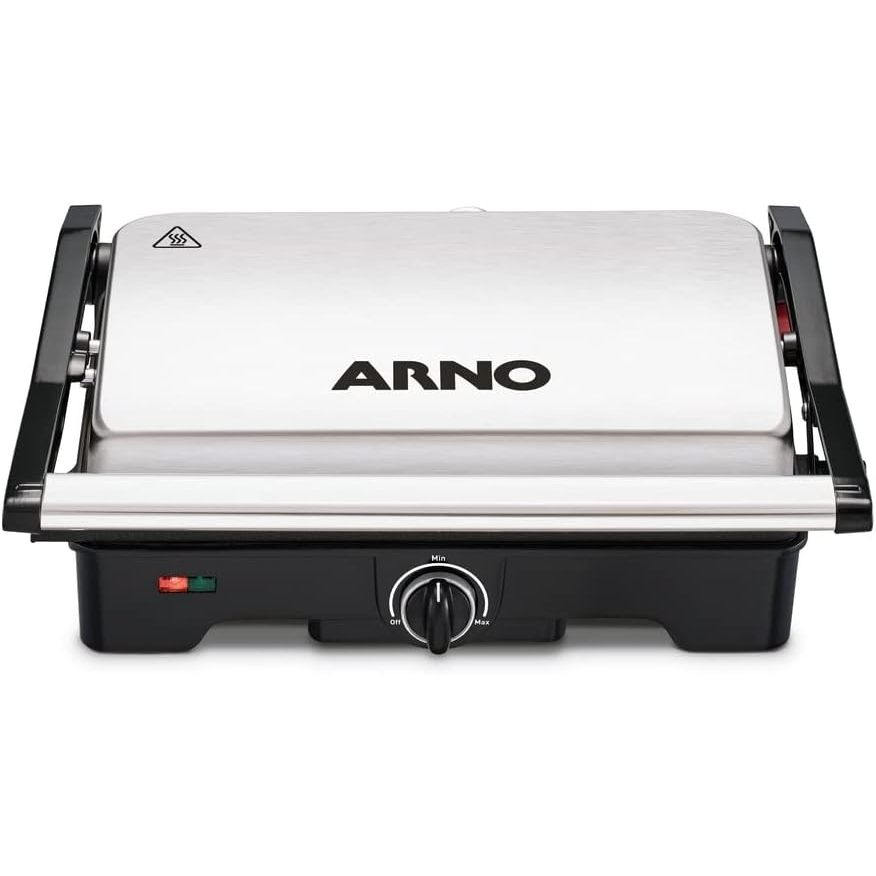 Grill Dual Inox Arno Preto E Inox 220v