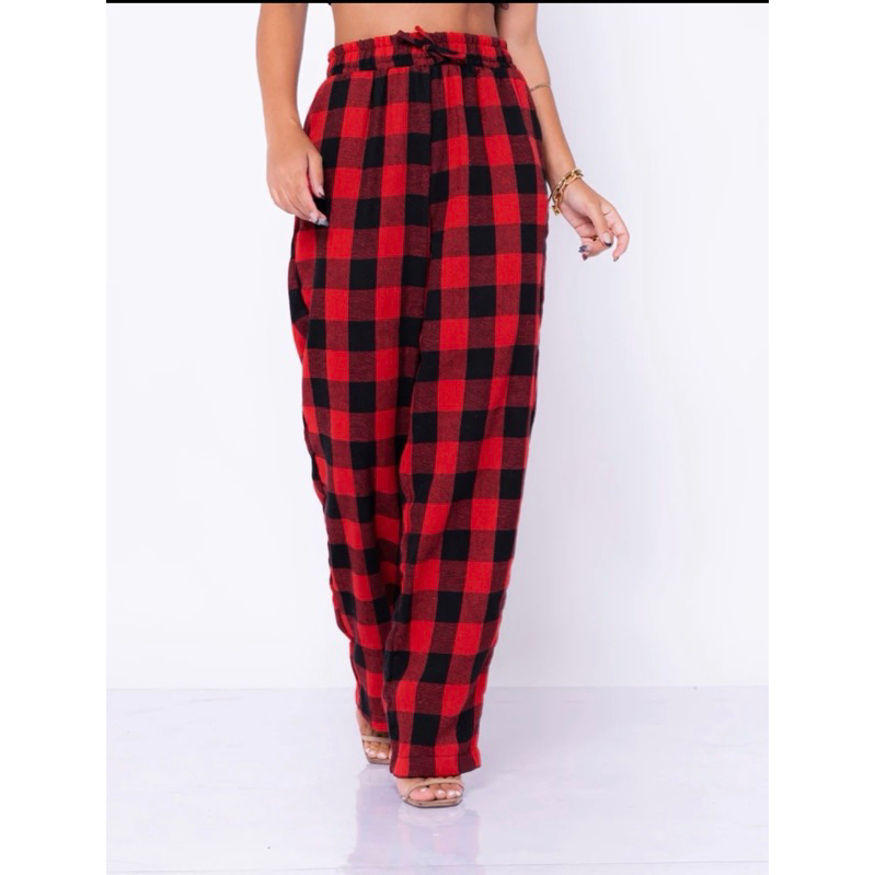 Calça Xadrez Feminina em Oferta Shopee 2025