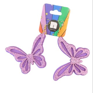 Brinco de Borboleta, Brinco de Carnaval, Borboleta de glitter, EVA, Carnaval 2024