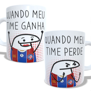 Caneca Flork Bahia times do Brasileirão Quando meu time ganha / quando meu time perde Flork em Oferta na Shopee