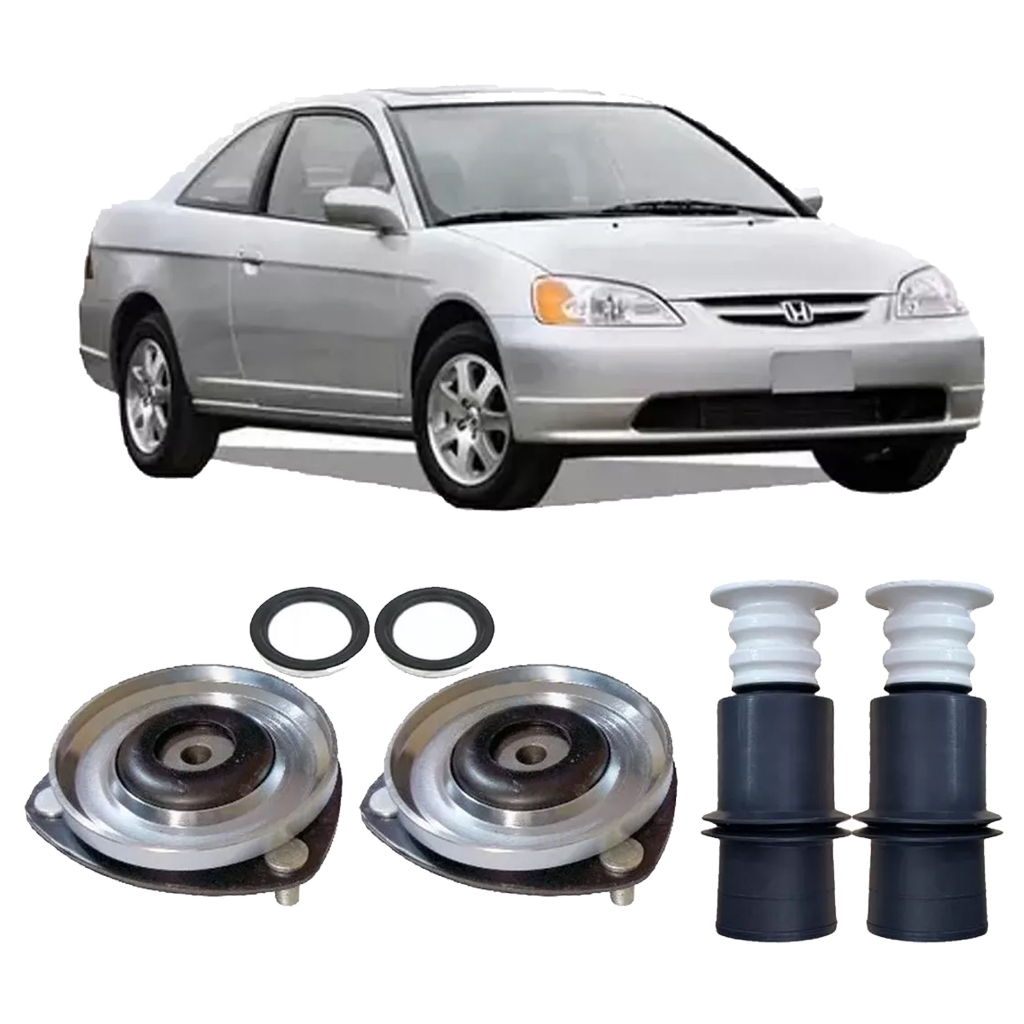 Coxim Rolamento Batente Coifa Dianteira Honda Civic 2003 2004 2005 A 2006