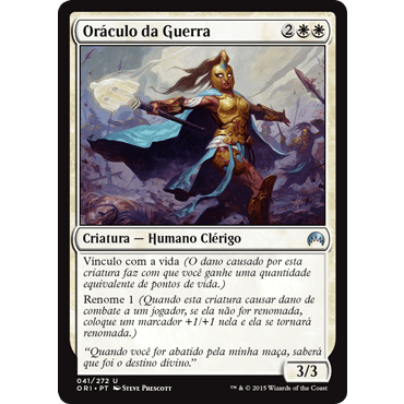 Oráculo da Guerra (Humano / Clérigo) - - Magic The Gathering