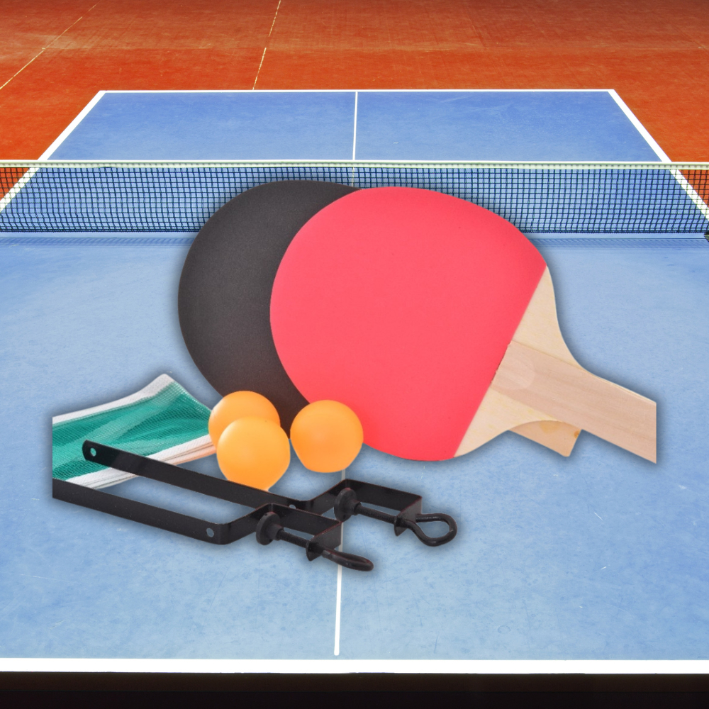 Kit 2 Raquete Tenis De Mesa Ping Pong Lisa Rede