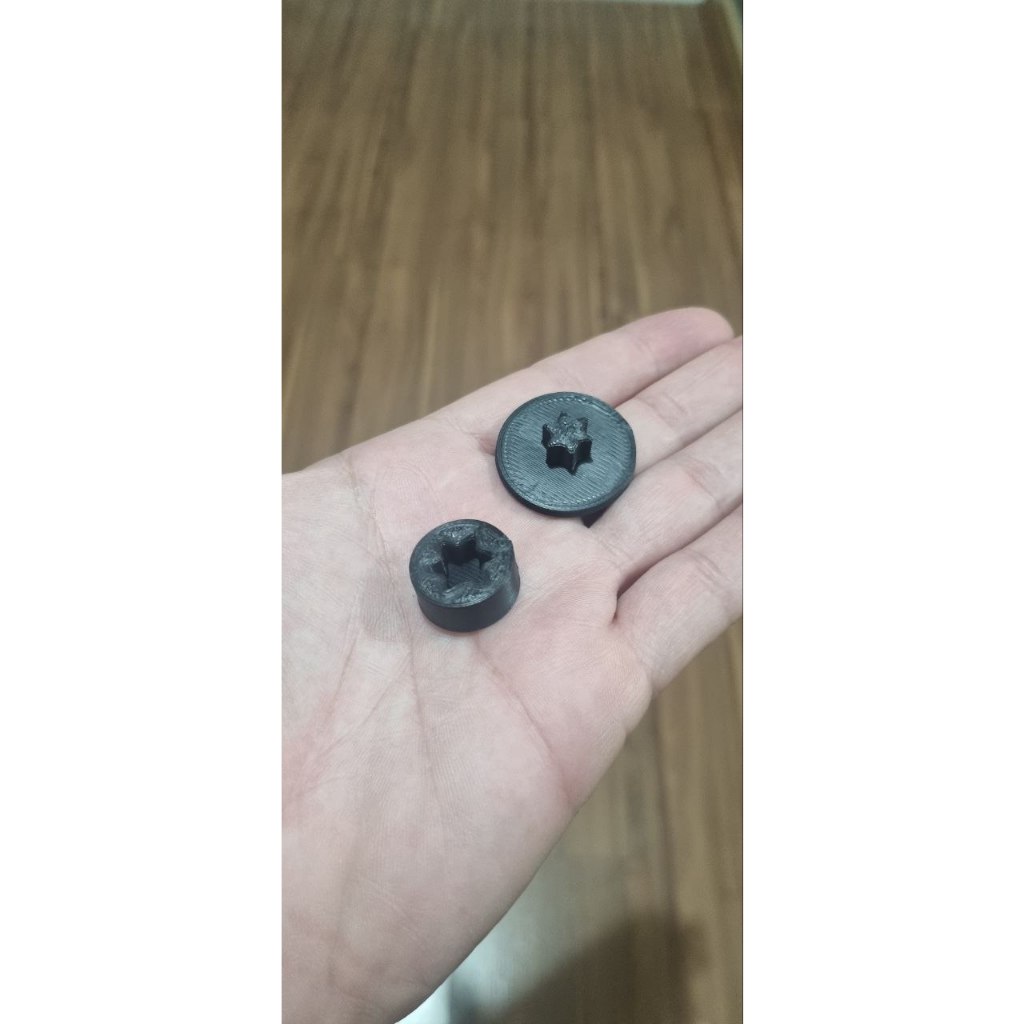 Pino Estrela Macho/Fêmea 30mm Para Coral 10 Unidades