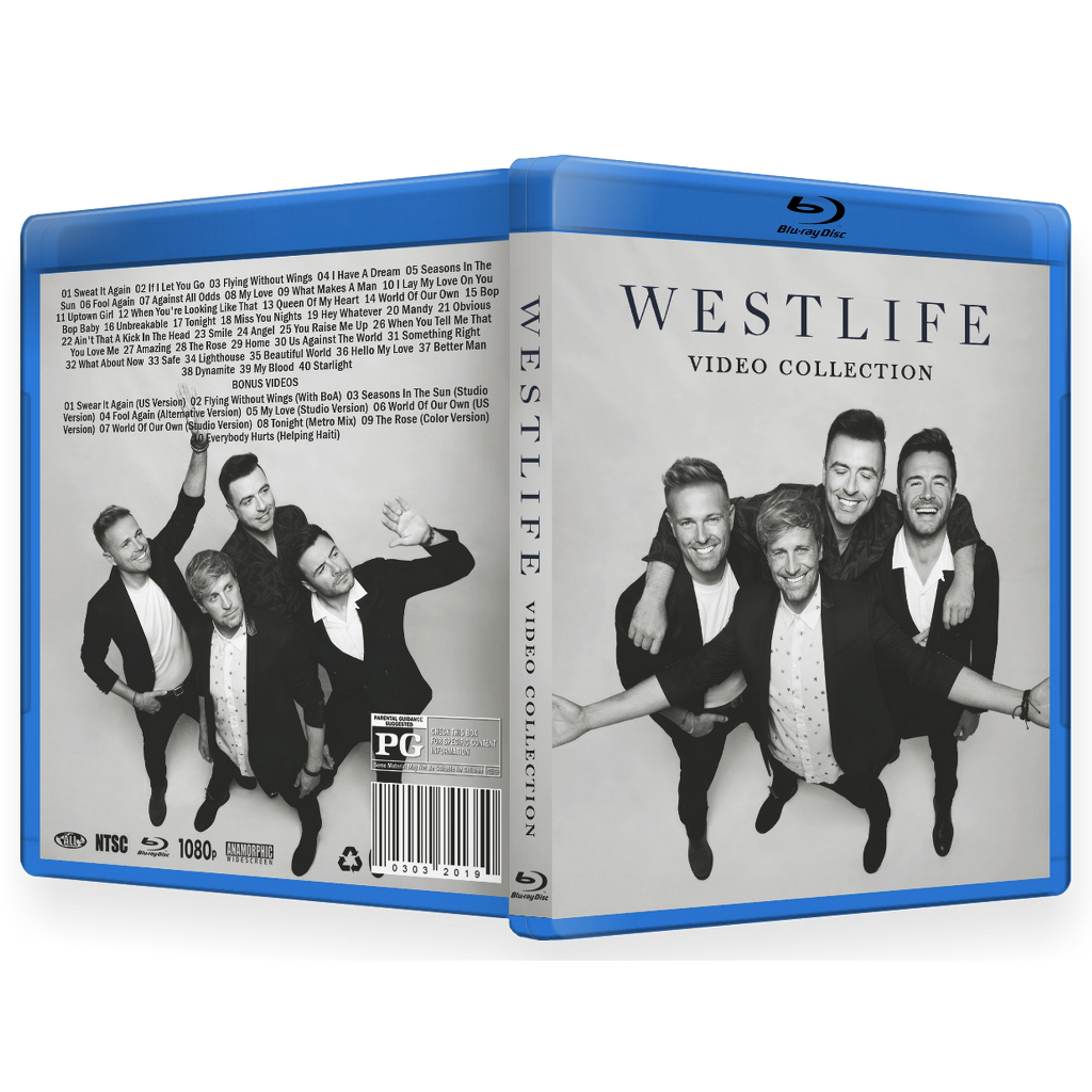 BLU-RAY WESTLIFE - VIDEO COLLECTION (fan made)