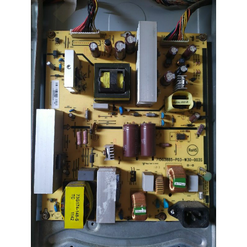 placa fonte tv lc42d1320
