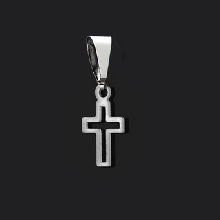 Pingente Cruz Mini 10 mm Aço Cirúrgico 316L Antialérgico