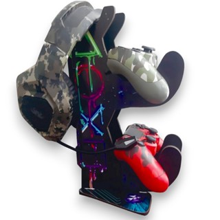 Porta Controle Videogame Ps3 Ps4 De Mesa Em Mdf