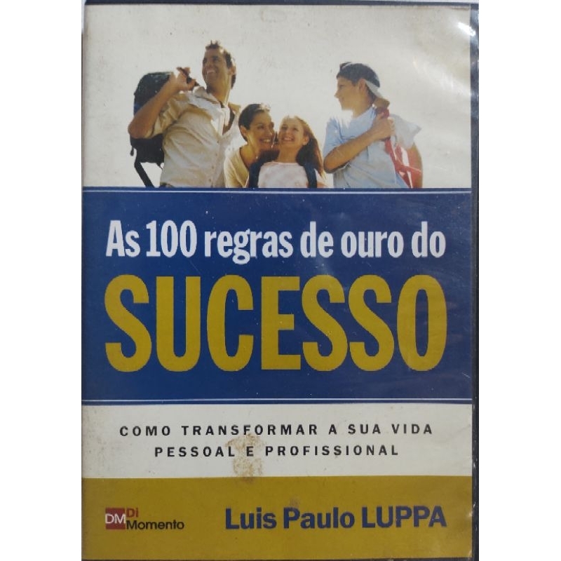 Dvd As 100 regras de outro do Sucesso Luis Paulo Luppa Otimo Estado