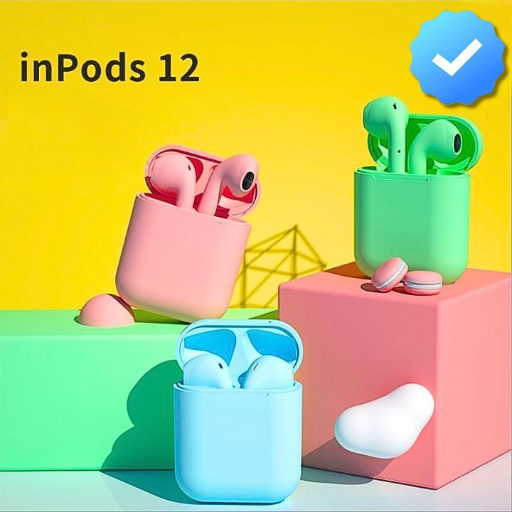 Fone de Ouvido sem Fio Inpods I12 TWS Bluetooth Wireless 5.0 - Variedade de cores l12