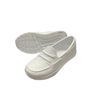Sapato Mocassim Tradicional Feminino Ortopédico Slip On Leve Confortável
