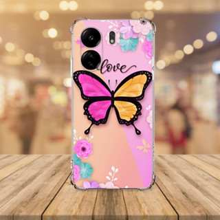 XIAOMI REDMI 13C Capa Tpu Desenhos Variados Capinha Case Borboleta.