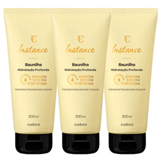 Creme Hidratante Corporal Instance Eudora Baunilha 200ml