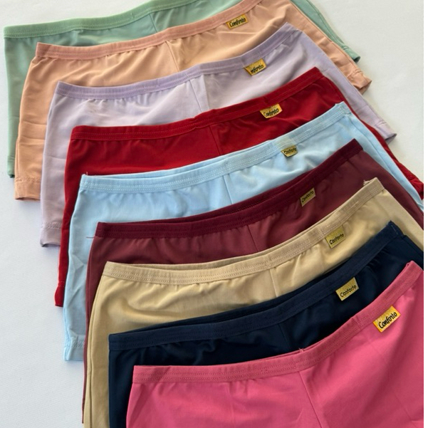 Calcinha Short Cueca Boxer Feminina Promoção Lingerie Íntimo Super Confortável